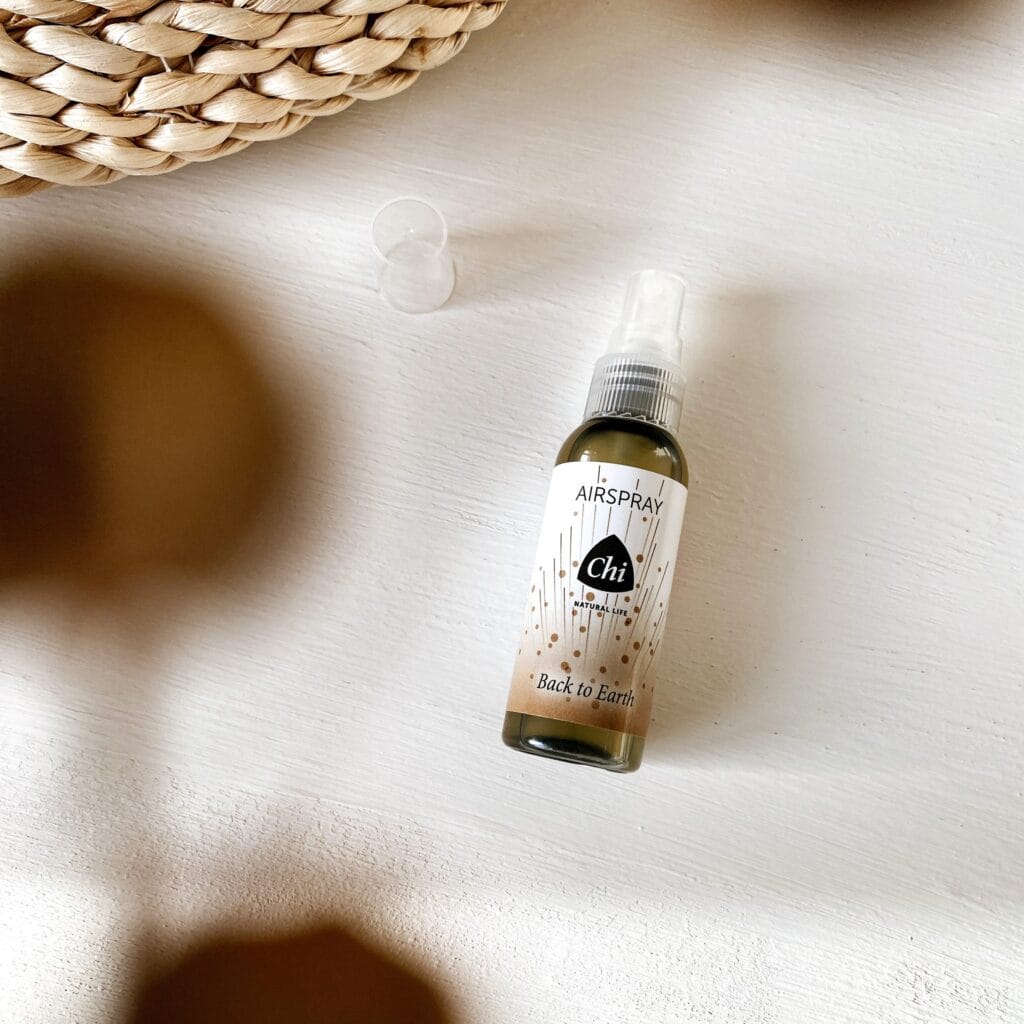 Chi “Back to Earth” airspray review el Soul, natuurlijke kamer spray met essentiële oliën 