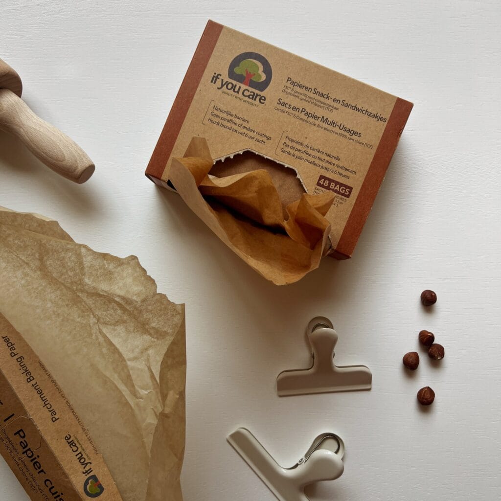 Gezond bakken met If You Care bakpapier en papieren snack zakken PFAS-vrij bakpapier