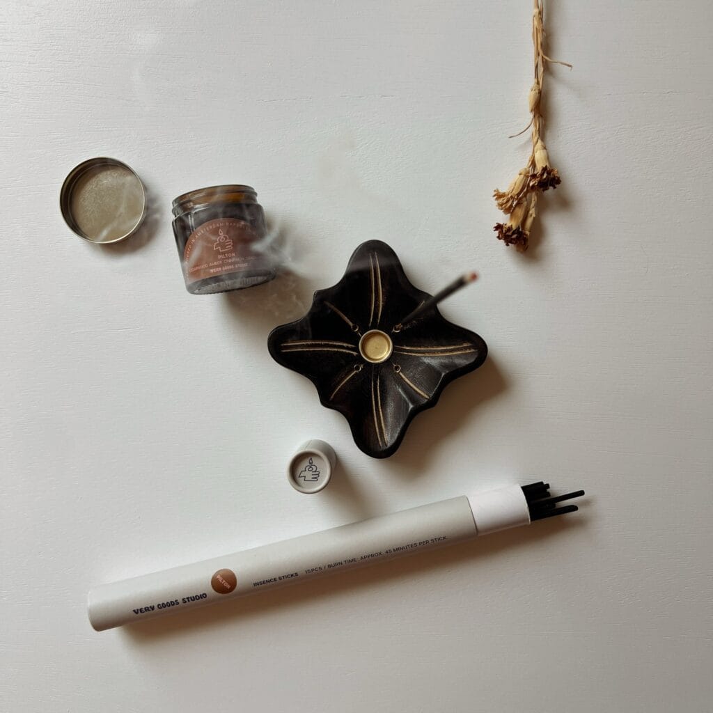 Categorie Mentale Gezondheid, Natuurlijke Wierook, Very Goods Studio Pilton Incense Sticks